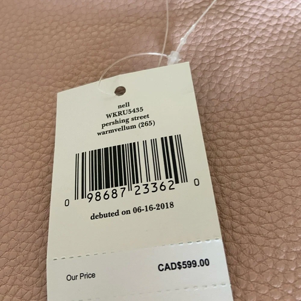 NWT Kate Spade Pershing Street Warmvellum  WKRU5435 Satchel Handbag